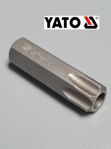 Бита ударная TORX SECURITY TR50, 6 граней с отверстием, 8х30 мм AISI S2, Тайвань 7916-12