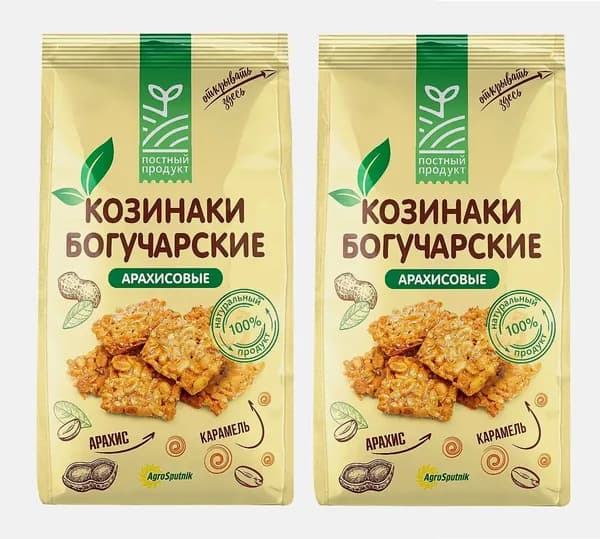 Козинаки Арахисовые Богучарские 250г, 2 шт