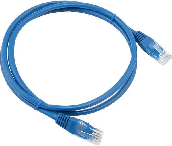 Интернет кабель 1.5м Ethernet RJ45 синий патч корд