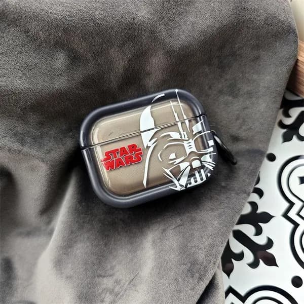 Чехол для AirPods Pro 3 / Аирподс Про 3 Милый мультик Звёздные войны Star Wars силиконовый защитный чехол