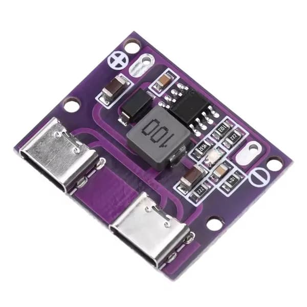 DC-DC-преобразователь для автомобиля с двумя разъёмами USB-C, входное напряжение 6 36 В, выход 5 В/3 А