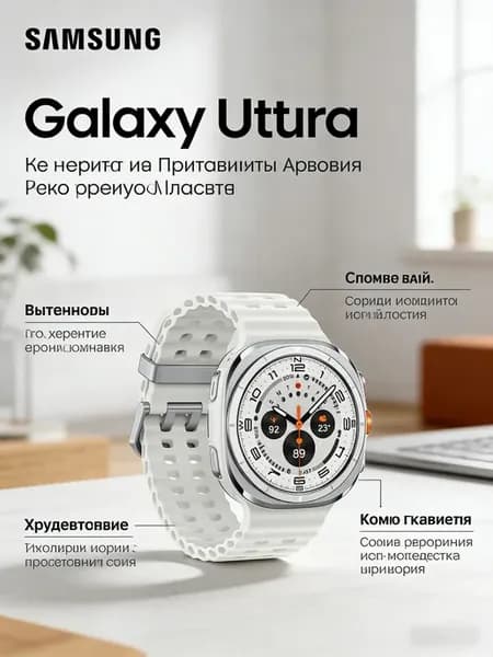 Galaxy Watch Ultra от стиль и прочность