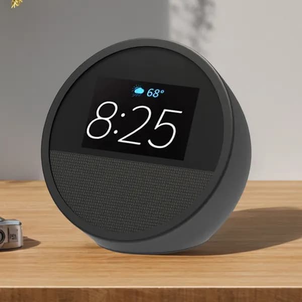 Защитный чехол для Amazon Echo Spot 2024, черный, точная посадка