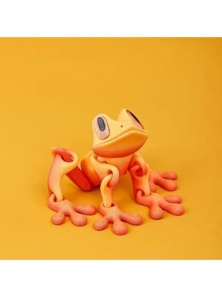 3D-ручка для рисования, магнитная лягушка-подвеска, с подвижными суставами, для холодильника и авто