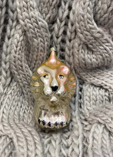 Ёлочная игрушка "Львёнок" СССР