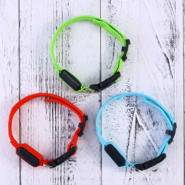 Светящийся Ошейник Для Собак, Led Подсветка, Красный, Размер Xs, 1 Шт