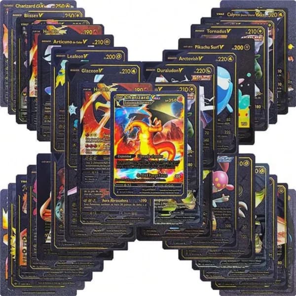 Коллекционные карточки "Pokemon",Покемон карты настольной игры.PVC,55 карт.