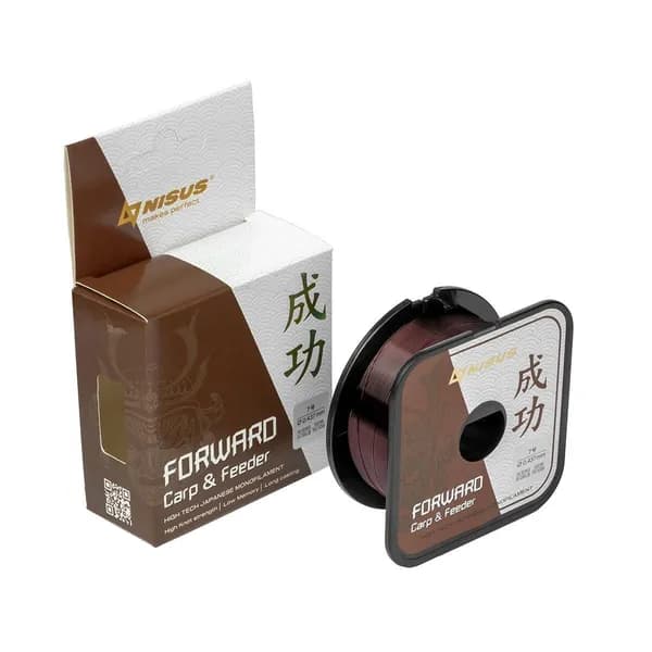 Леска FORWARD Carp&Feeder brown 0,437mm/100m Nylon (N-FСF-0437-100) Nisus