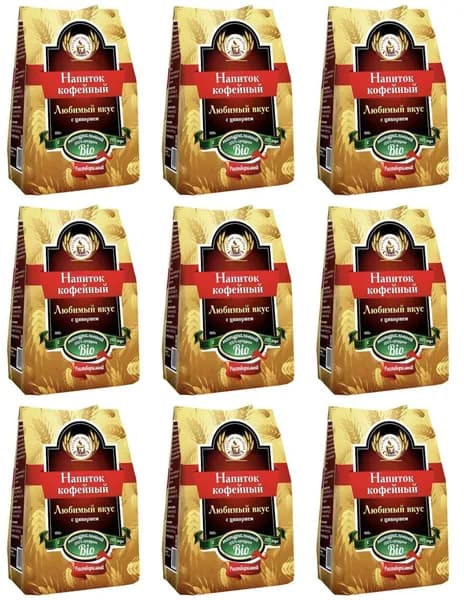 Русский цикорий Напиток кофейный растворимый, с цикорием, "Любимый вкус", 100 г - 9 шт