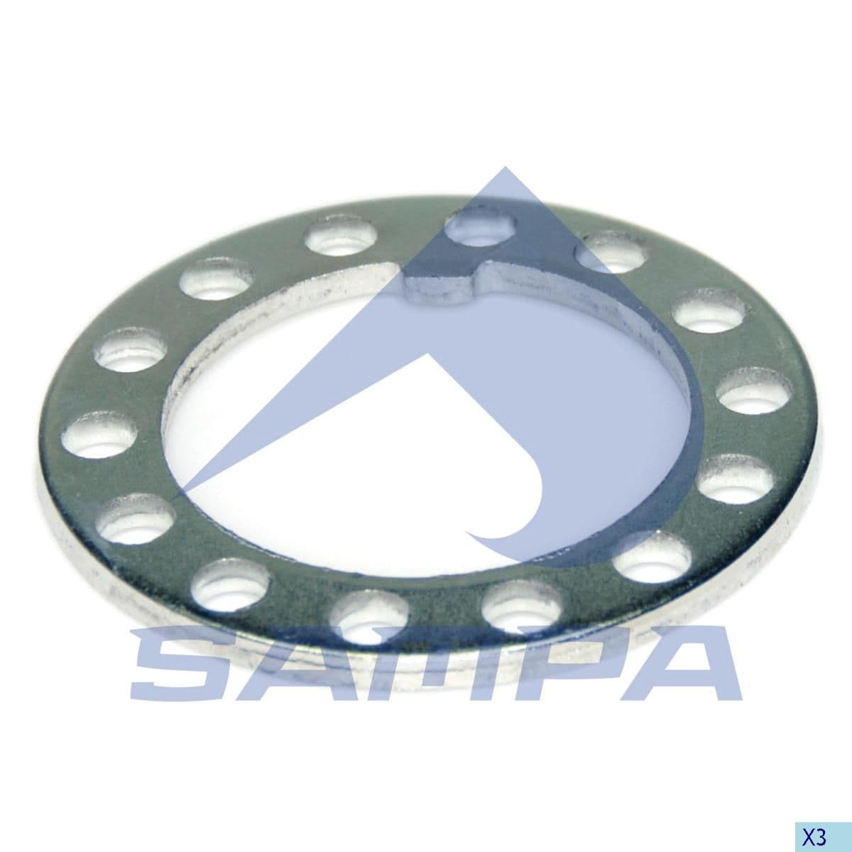 Шайба ступицы! (м) стопорная (входит в р/к sa085.508) 62.3x98.4x5.5 /ror Sampa 105.316
