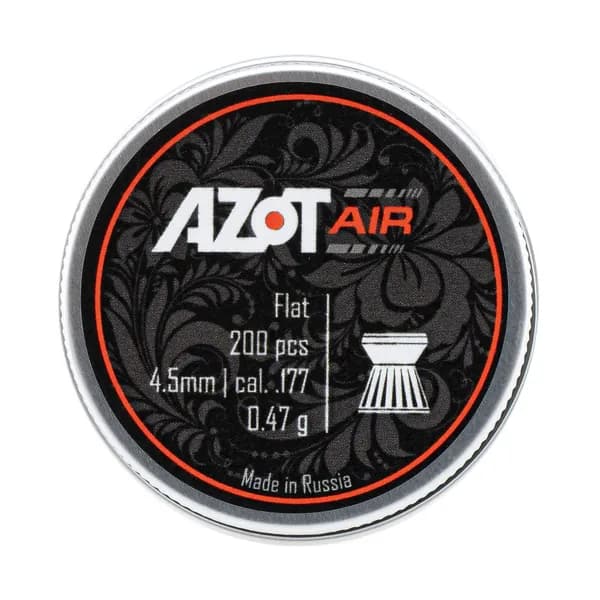 Пуля Azot Air Flat, 4,5мм, 0,47гр (200шт)