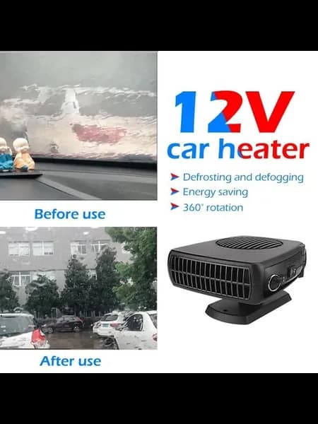 12V автомобильный обогреватель для лобового стекла вентилят
