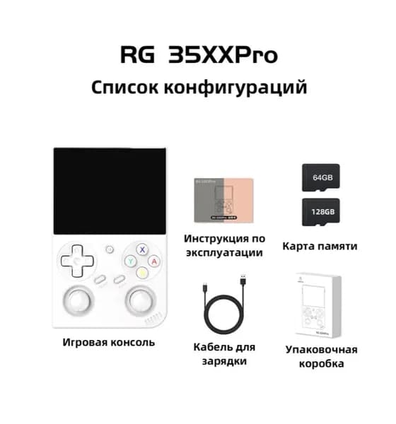 Игровая приставка. RG35XX PRO Русское меню