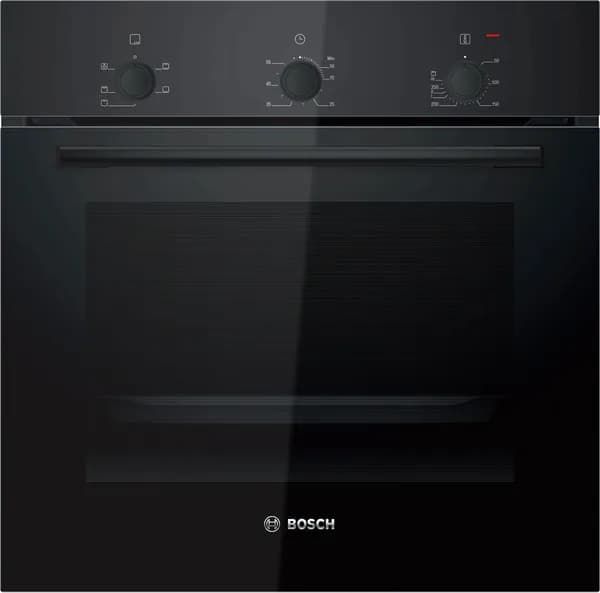 Bosch HBF011BA1T Serie 2, духовой шкаф, черный, класс энергоэффективности А, 4 режима, 71 литр, сделано в Турции