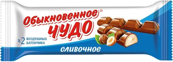 Батончик СЛАВЯНКА Обыкновенное чудо сливочное, 55г
