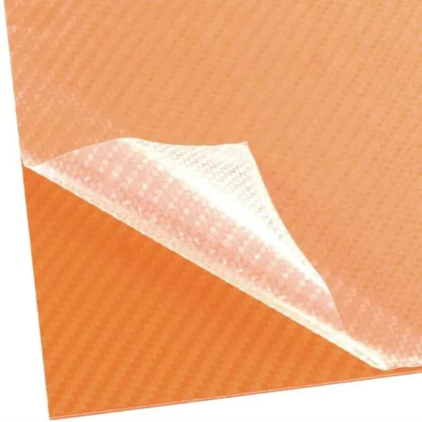 Лист Kydex 300x200x2 мм, матовый карбон с диагональной текстурой - для ножен DIY (1 шт)