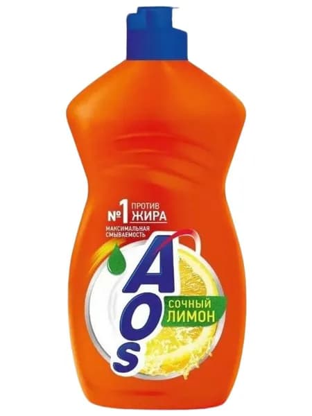 AOS Средство для мытья посуды "Лимон" 450мл