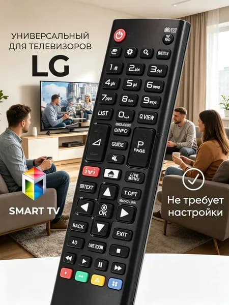 Универсальный пульт ду LG Smart TV для всех телевизоров Элджи Смарт ТВ / ЛЖ / Лджи (LCD, LED TV)