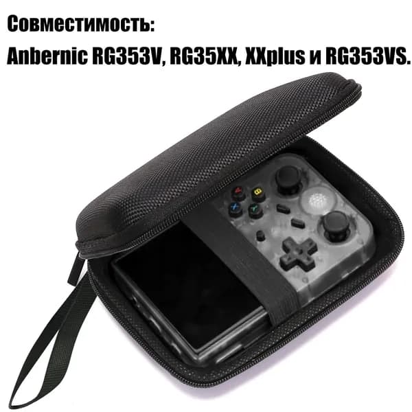 Совместимость: Чехол для хранения подходит для игровых консолей Anbernic RG353V, RG35XX, XXplus и RG353VS.
