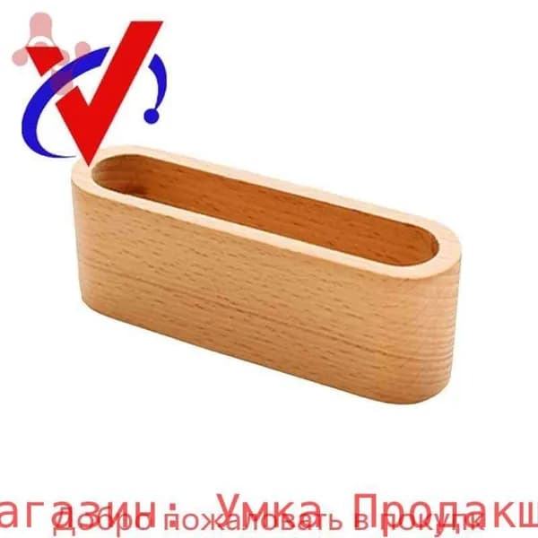 Многоцелевая настольная коробка для визитных карточек, деревянный держатель вместимостью 20 листов, легкодоступные офисные принадлежности