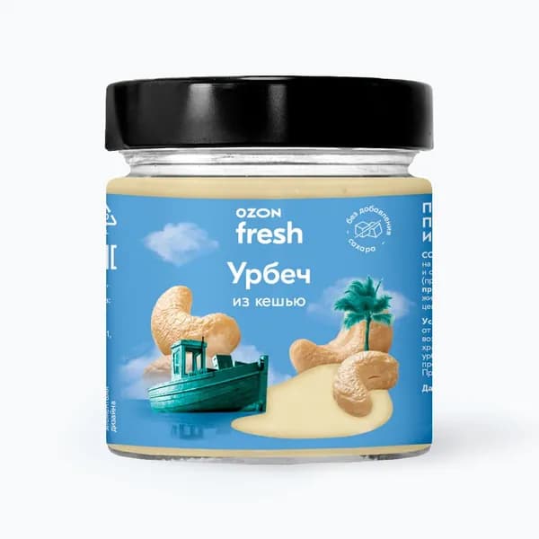 Урбеч из кешью 180 г, Ozon fresh