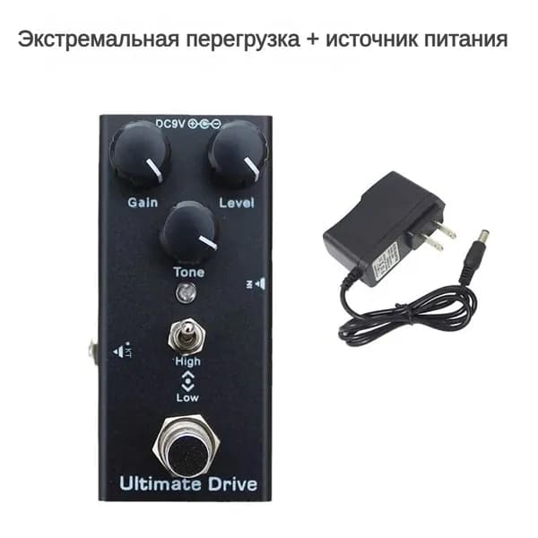 Педаль эффектов для электрогитары Портативная гитара-эффектор Мини-педаль