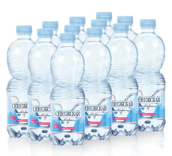 Вода Сенежская (газированная) 0,5л х 12шт