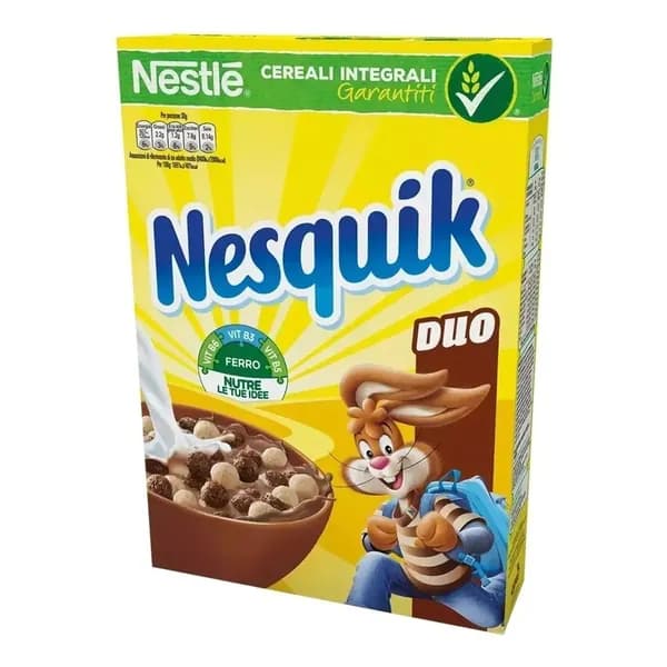 Шарики Nestle Nesquik Duo цельнозерновые с темным и белым шоколадом 225 г