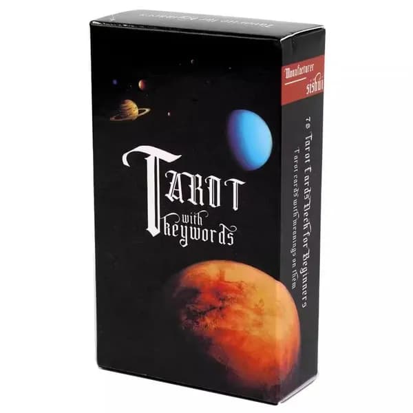 Tarot with Keywords, Таро для новичков с готовыми значениями, гадальные карты системы Уэйта