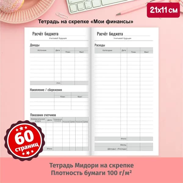 Дом Старцевых Блокнот Midori, листов: 30