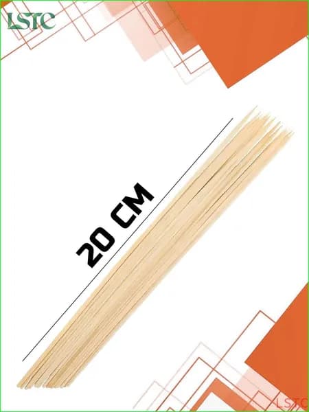 Шампур палочки 20 см 100 шт бамбук