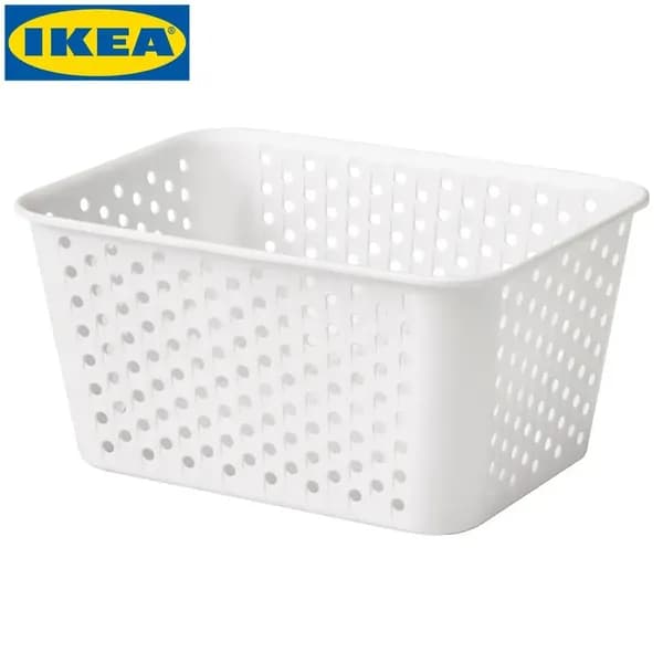 IKEA Ящик для хранения, высота 10 см, 1 шт, полипропилен