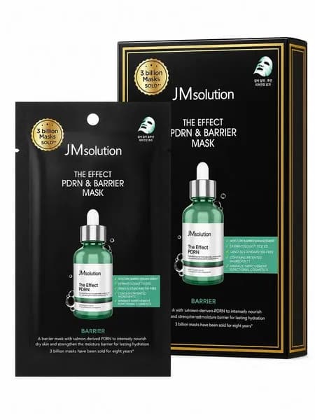 JMSOLUTION Тканевая маска для лица с PDRN 24 мл, 1 шт, Корея, Восстанавливающая увлажняющая для упругости кожи, ДжейЭм Солюшн