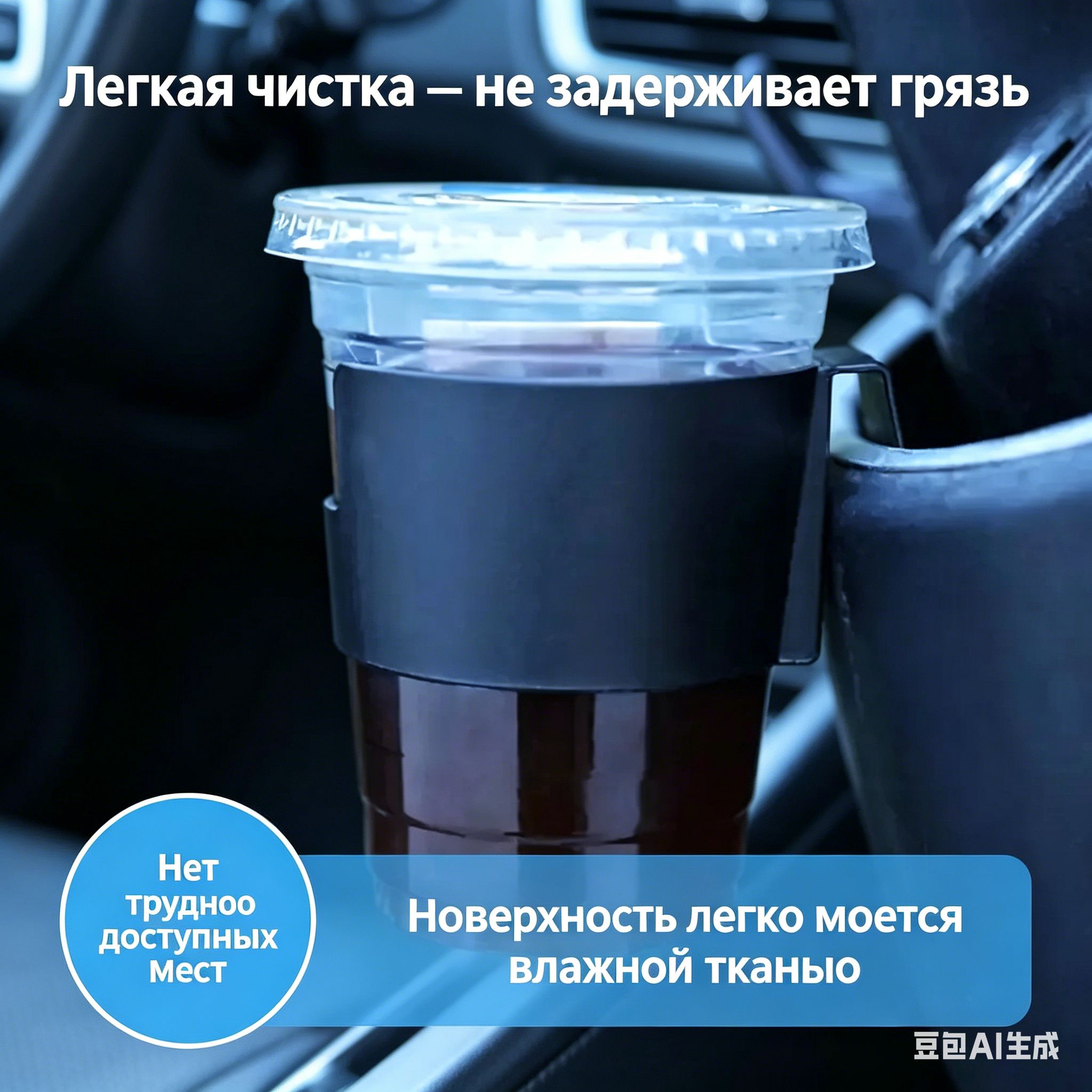 Подстаканник для автомобиля, крепление прищепка