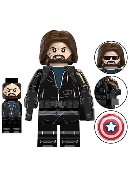 Фигурка Marvel, Баки Барнс / Зимний Солдат, конструктор