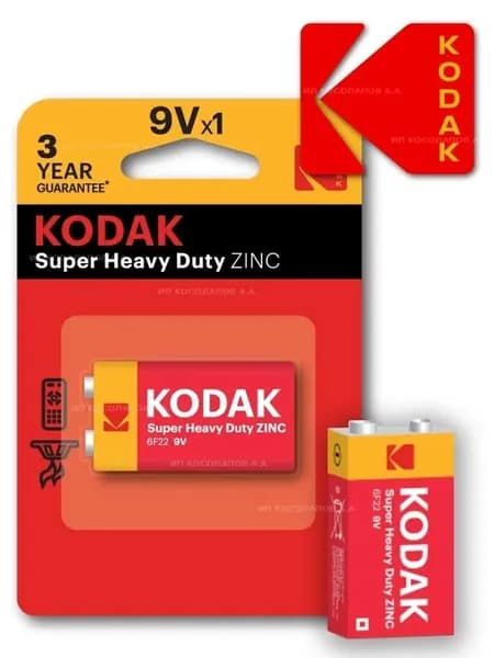 Батарейка Kodak Крона / 6F22 9V 1шт