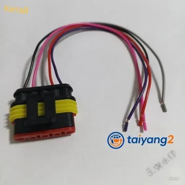 Разъем для датчика МАП сенсора PS-02 / PS-04 (5 pin) ГБО+термоусадкаY