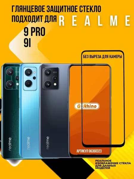 Защитное стекло Realme 9 Pro 9i