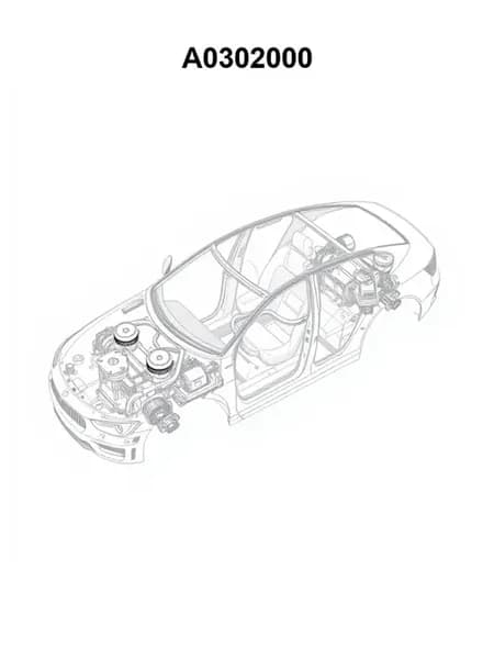 A0302000, Компрессор автомобильный ARNEZI