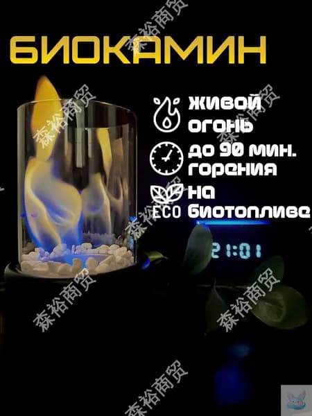 Биокамин Настольная, Напольная установка
