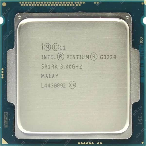 Процессор Socket LGA 1150 Intel Pentium G3220 2 ядра / 2 потока / 3000 МГц