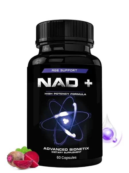 NAD/NR+ транс-ресвератрол, антиоксидант, восстановление ДНК, 60 капсул
