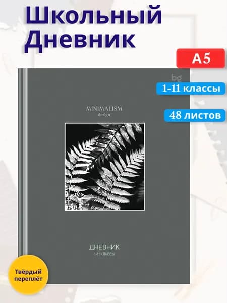 BG Дневник школьный, листов: 48