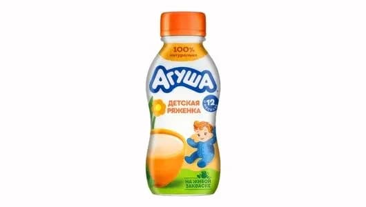 Ряженка Агуша 3,2% 180 г