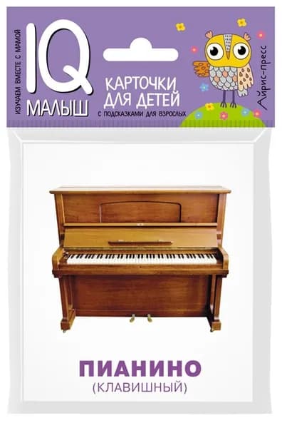 Умный малыш. Карточки для детей. Музыкальные инструменты