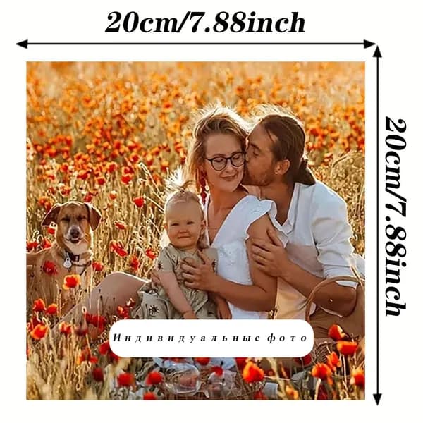 Картина на холсте 20x20 см, 1