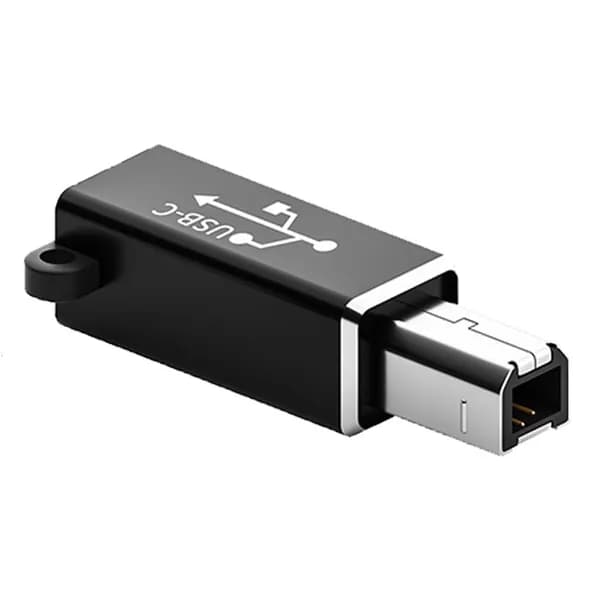 USB-C USB-B MIDI-адаптер, Черный