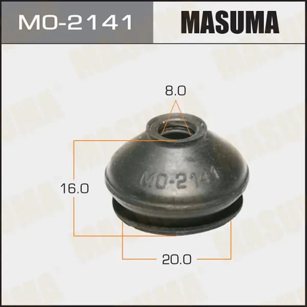 Пыльник шаровой опоры 8 х 20 х 16 MASUMA MO-2141