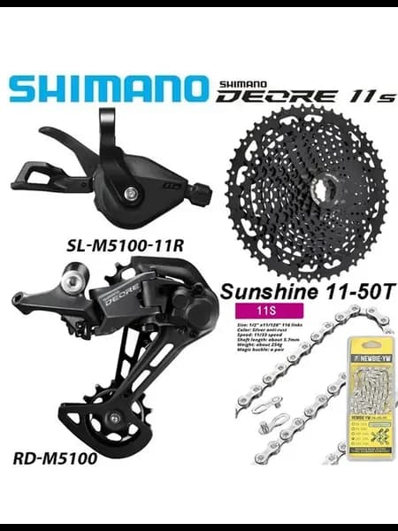 Deore M5100 1x11набор без окном Системы велосипедные