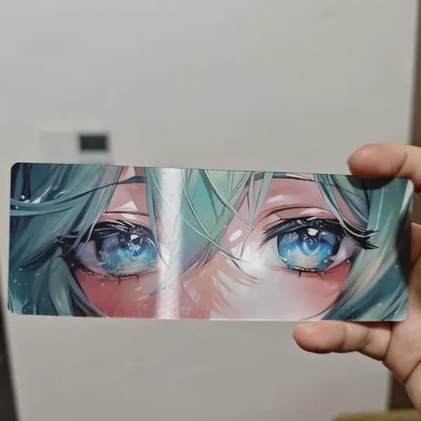 Волшебная 3D-карта Hatsune Miku с эффектом движения, креативная голографическая открытка для друзей и подруг, идеальный подарок для фанатов аниме